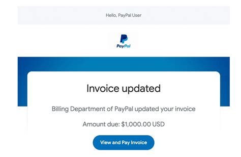 paypal scam invoice payment reminder